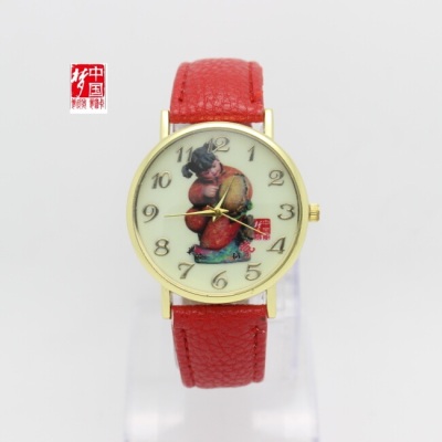 China dream of Chinese style Chinese style belt watch lovers watch lovers table