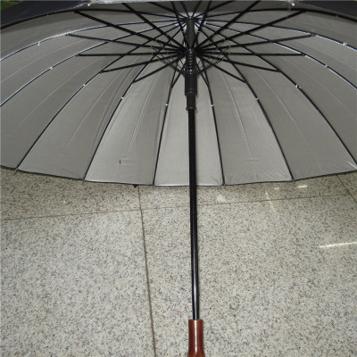 Silver Glue Sun Protection Long Handle Umbrella Simple Sun Umbrella Super Strong Wind Shielding Umbrella Practical Sun Umbrella