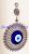  Evil eye wall hanging - evil eye wall decor - blue wall decor - meditation turkish evil eye - good luck kabbalah