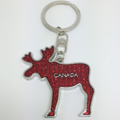 Canadian deer key buckle tourist souvenirs Yiwu gift custom