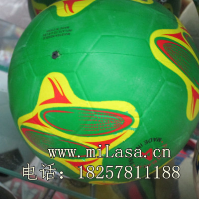 No. 5 light colored rubber football popcorn styles can be mixed color