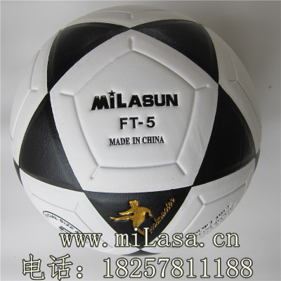 5 classic small triangle patch leather  Soccer Ball 