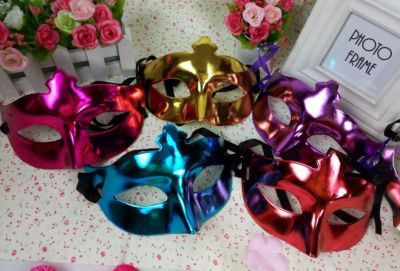 Light layout with masquerade Halloween Mask adult half - little beauty Mask adult Mask