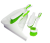 Dustpan Bed Brush Wok Brush Floor Brush Glass Cleaning Blade 5-Piece Multi-Function Cleaning Brush