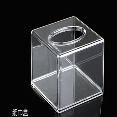 Manufacturers direct sales of acrylic hotel supplies paper towel box stripe square rectangle