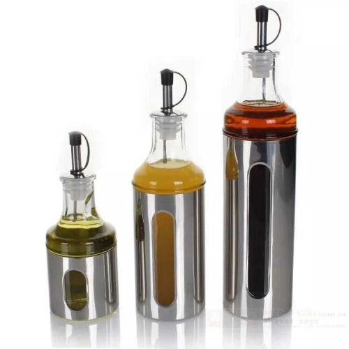 new kitchen supplies stainless steel oil pot vinegar pot oil bottle soy sauce vinegar bottle seasoning seasoning bottle europe