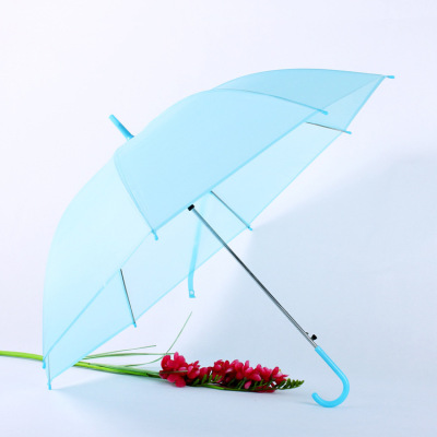 Wholesale new Korean EVA umbrella transparent umbrellas upscale ladies straight shaft  eco XH-806