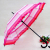 Wholesale customized fresh new small Plaid skirt straight bar umbrella innovative golf umbrella XB-822