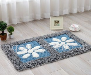 The petals of cotton chenille mat mat mat mat rectangular door kitchen absorbent mat