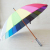 24K Rainbow umbrella, wooden stick umbrella unisex Super wind rain straight umbrella XB-011