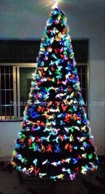 Christmas tree LED colorful star of the 3 meters of the satellite encryption fiber LED