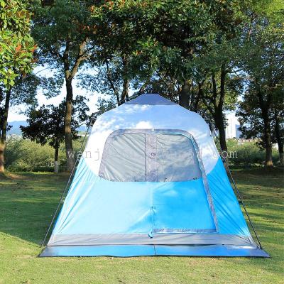Factory direct selling Wan Jiafu outdoor multi person tent 5-8 people camping tents