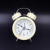 Retro Idyllic Metal Alarm Clock Creative Double Bell Alarm Clock 3-Inch Lazy Alarm Clock Night Light