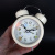 Retro Idyllic Metal Alarm Clock Creative Double Bell Alarm Clock 3-Inch Lazy Alarm Clock Night Light