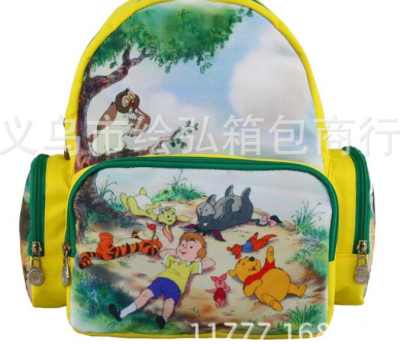Wholesale cartoon kindergarten primary school students Bag Backpack leisure sports backpack children bag printing