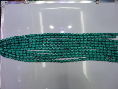 Turquoise, bucket beads
