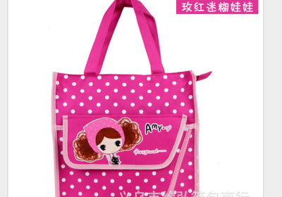 Cartoon Eco-friendly Shopping Bag Korean Style Canvas Shoulder Handbag