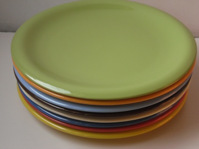 11 inch plate wholesale steak cake tray color pure flat ceramic plate