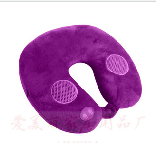 The type of music U foam particle health care pillow OEM logo cartoon pillow