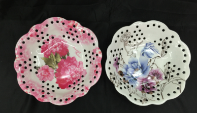 Pan mi-amine tableware imitation porcelain bowl fruit tray tray dish dish stock manufacturers direct sales