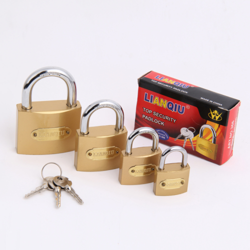 lianqiu factory direct sales cross imitation copper pull lock 32mm -- 75mm amazon hot sale