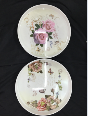 Pan mi-amine tableware imitation porcelain bowl fruit tray tray dish dish stock manufacturers direct sales