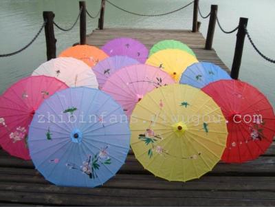 Small children props classical dance silk umbrella