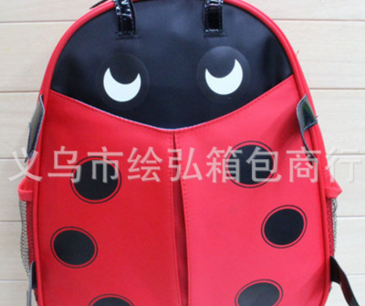 A large number of manufacturers customized lovely Ladybug children's bag backpack backpack children's cartoon children