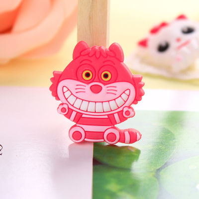 PVC soft pink small animal soft rubber clip classic cartoon image.