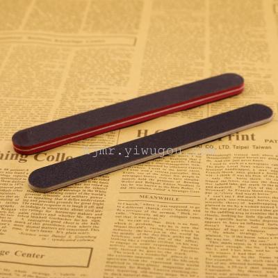 The thickness of two nail file Manicure tool grinding sand bar and