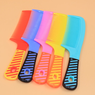 Fashion comb plastic household dazzle color hairdressing hair massage comb