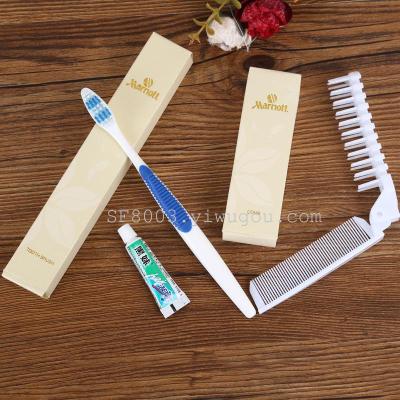 Zheng hao hotel the disposable toothbrush toothpaste toiletries set soft wool manufacturers direct wholesale set