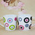 Creative trend dot mug with handle firing water cup