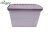 Fashion plastic storage box with lid sealed roller boxes CY-8105