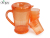 Fashion plastic transparent drinking ware set with 4 large capacity jug CY-5764