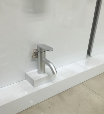 Space aluminum single hole basin faucet