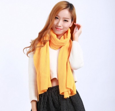 Korean 9a11c Sen female line solid Mianma scarf scarf 100 fold air conditioner