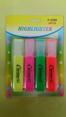 4 suction card fluorescent pen, the use of environmentally friendly ink, color, price