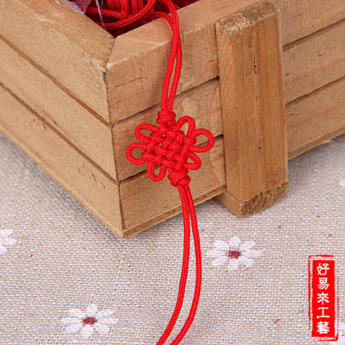 high quality multi-color square knot monochrome small chinese knot