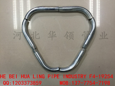 Manufacturers order all kinds of galvanized pressure bending pipe, wire, water nozzle bend, customized shaped to be accessories