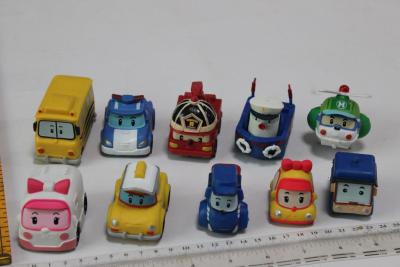 Anime theme toys 2-3 inch POLI car PVC toys in South Korea