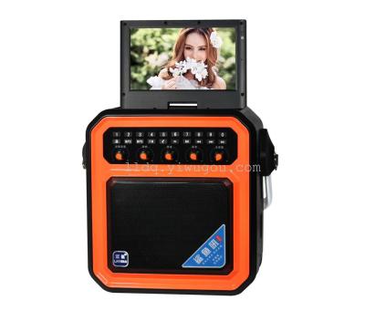 K666p Outdoor Square Dance Audio Mobile Portable Portable Video Machine Card Speaker