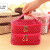 Double zipper cosmetic bag, large capacity portable storage bag, cosmetic gift bag, factory direct sales