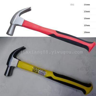 21mm double color plastic bag handle claw hammer hammer hammer hammer straight top British