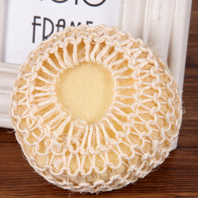 Round sisal bath sponge bath sponge bath ball bath brush with friction bath flower.