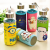 Cute Cartoon Animal Cloth Cover with Sports Water Cup Sealed Leak-Proof Portable Glass