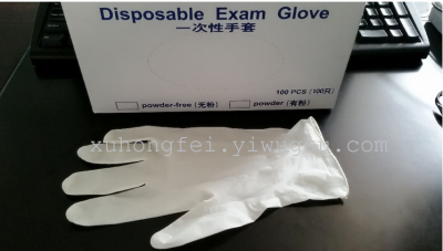 Disposable rubber gloves, latex gloves, latex gloves, latex gloves, grade A medical supplies.