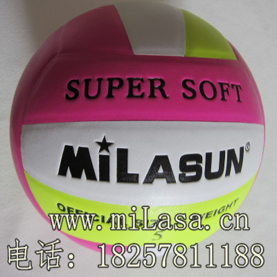 5 colorful PU adhesive volleyball