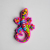 PVC four-color flower cute little lizard fridge manufacturers selling