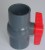 The PVC ball valve gray